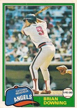 1981 O-Pee-Chee - Gray Back #263 Brian Downing Front