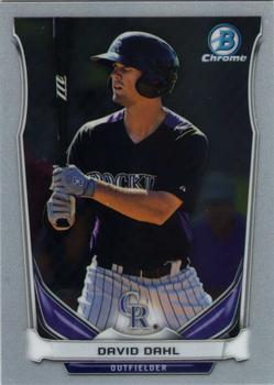 2014 Bowman Draft - Chrome Top Prospects #CTP-15 David Dahl Front