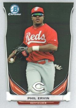 2014 Bowman Draft - Chrome Top Prospects #CTP-24 Phil Ervin Front