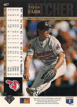 1994 Upper Deck - Electric Diamond #467 Steve Farr Back