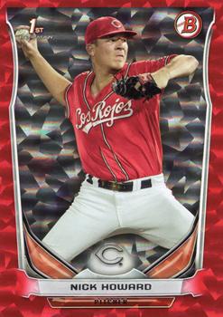 2014 Bowman Draft - Red Ice #DP15 Nick Howard Front