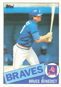 1985 Topps #335 Bruce Benedict Front