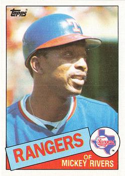 1985 Topps #371 Mickey Rivers Front