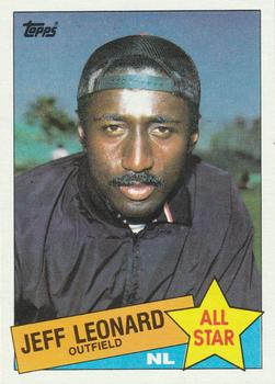 1985 Topps #718 Jeff Leonard Front