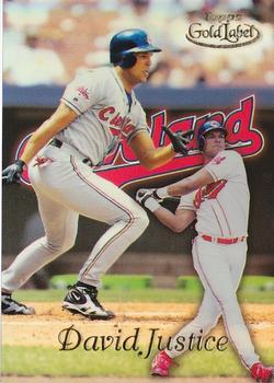 1999 Topps Gold Label - Class 3 #38 David Justice Front