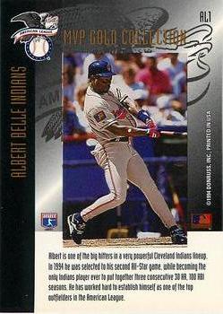 1994 Leaf - MVP Contender Gold Collection #AL1 Albert Belle Back