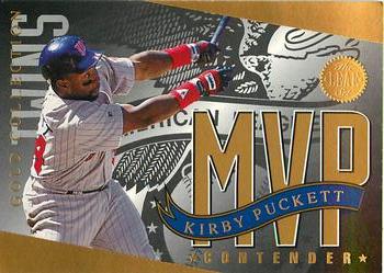 1994 Leaf - MVP Contender Gold Collection #AL10 Kirby Puckett Front