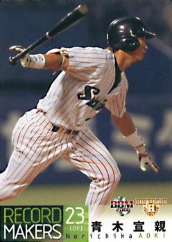 2006 BBM Record Makers #120 Norichika Aoki Front