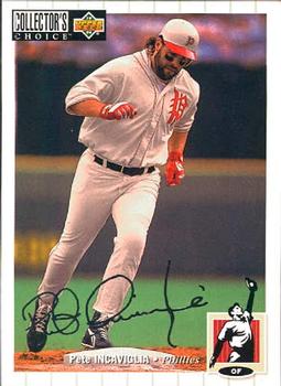 1994 Collector's Choice - Silver Signature #144 Pete Incaviglia Front