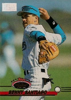 1993 Stadium Club - First Day Production #319 Benny Santiago Front