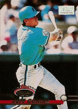 1993 Stadium Club - First Day Production #340 Jeff Conine Front