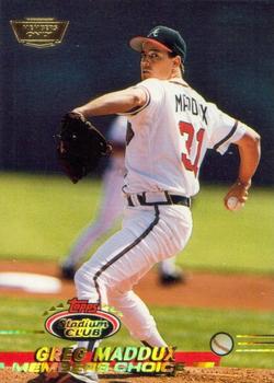 1993 Stadium Club - Members Only #750 Greg Maddux Front