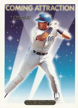 1993 Topps - Gold #809 Cris Colon Front