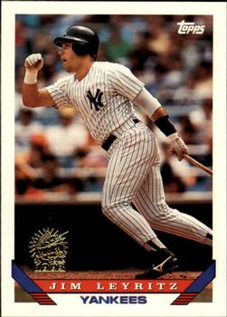 1993 Topps - Inaugural Marlins #385 Jim Leyritz Front