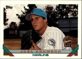 1993 Topps - Inaugural Marlins #613 Joel Adamson Front