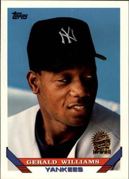 1993 Topps - Inaugural Marlins #654 Gerald Williams Front