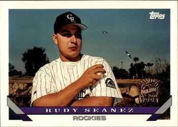 1993 Topps - Inaugural Marlins #676 Rudy Seanez Front
