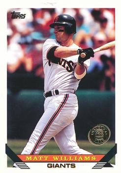 1993 Topps - Inaugural Rockies #225 Matt Williams Front