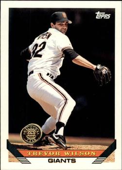 1993 Topps - Inaugural Rockies #364 Trevor Wilson Front