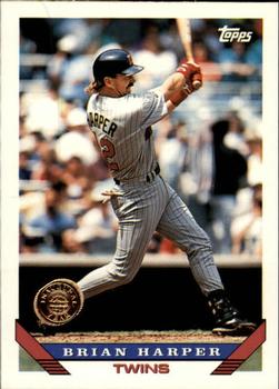 1993 Topps - Inaugural Rockies #389 Brian Harper Front