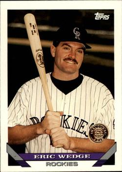 1993 Topps - Inaugural Rockies #486 Eric Wedge Front
