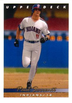 1993 Upper Deck - Gold Hologram #196 Paul Sorrento Front