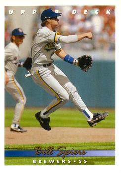 1993 Upper Deck - Gold Hologram #325 Bill Spiers Front