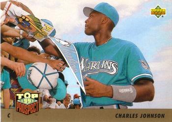 1993 Upper Deck - Gold Hologram #435 Charles Johnson Front