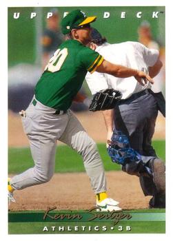 1993 Upper Deck - Gold Hologram #616 Kevin Seitzer Front