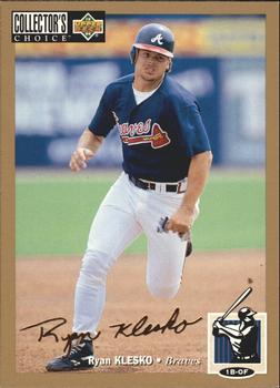 1994 Collector's Choice - Gold Signature #165 Ryan Klesko Front