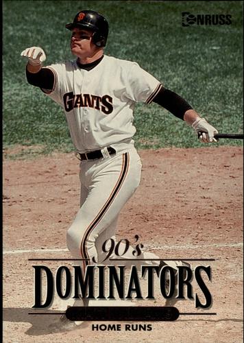 1994 Donruss - 90's Dominators: Homeruns Jumbo #4 Matt Williams Front