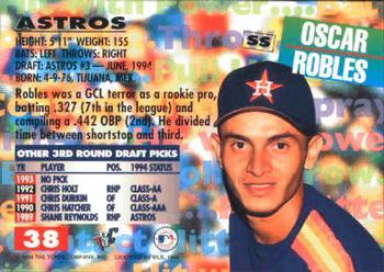 1994 Stadium Club Draft Picks - First Day Issue #38 Oscar Robles Back