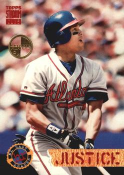 1994 Stadium Club - Members Only #530 David Justice Front
