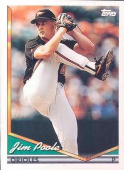 1994 Topps Bilingual #449 Jim Poole Front