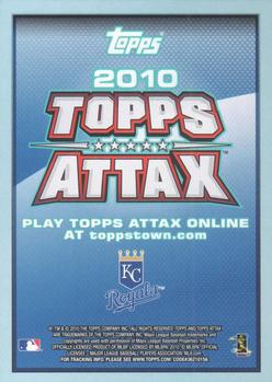 2010 Topps - Attax Code Cards #NNO Zack Greinke Back