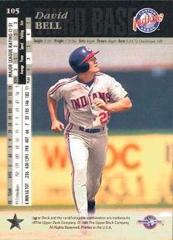 1994 Upper Deck Minor League #105 David Bell Back