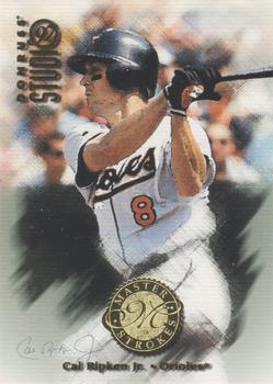 1997 Studio - Master Strokes #11 Cal Ripken Jr. Front