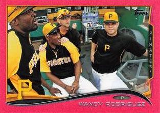 2014 Topps Mini - Pink #522 Wandy Rodriguez Front