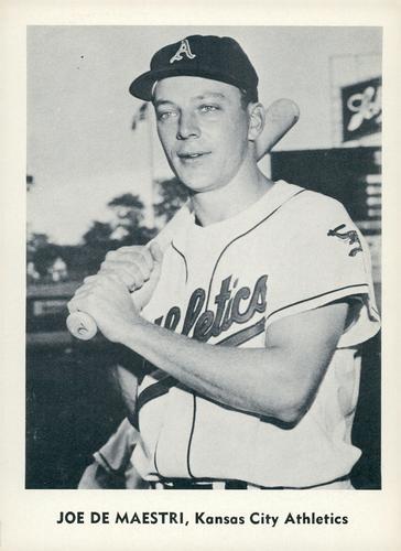 1959 Jay Publishing Kansas City Athletics Set A #NNO Joe DeMaestri Front