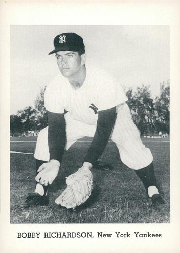 1964 Jay Publishing New York Yankees #NNO Bobby Richardson Front