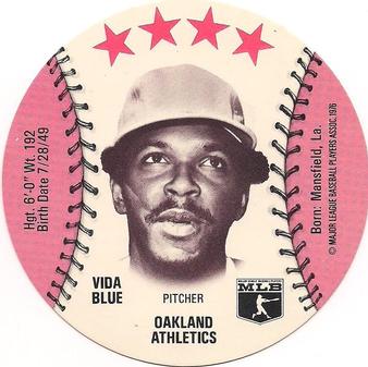 1976 Buckmans Discs #NNO Vida Blue Front