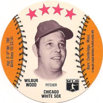 1976 Buckmans Discs #NNO Wilbur Wood Front