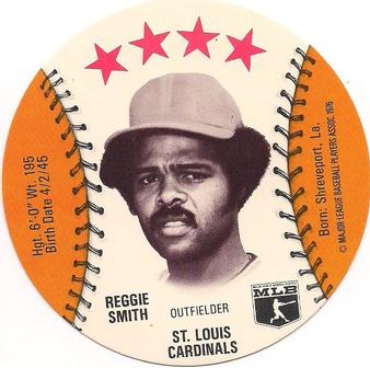 1976 Carousel Discs #NNO Reggie Smith Front