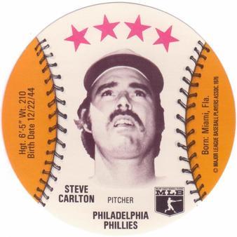 1976 Red Barn Discs #NNO Steve Carlton Front