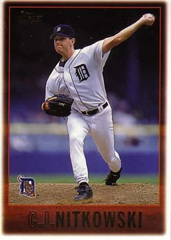 1997 Topps #313 C.J. Nitkowski Front