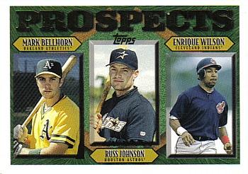 1997 Topps #487 Mark Bellhorn / Russ Johnson / Enrique Wilson Front