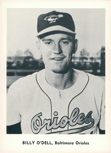 1959 Jay Publishing Baltimore Orioles Set A #NNO Billy O'Dell Front