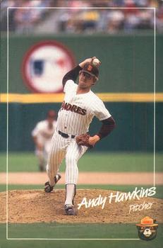 1988 San Diego Padres Smokey #NNO Andy Hawkins Front