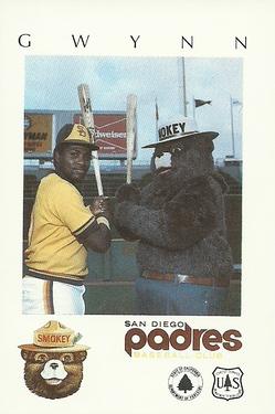 1984 San Diego Padres Smokey #NNO Tony Gwynn Front