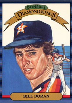 1986 Donruss #10 Bill Doran Front